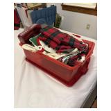 Christmas placemats, towels, pot holders,