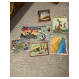 Puzzle lot including Misty of Chincoteague,