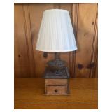 Favorite Mill coffee grinder made into a lamp by