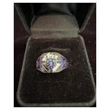 Knights of Colombus ring marked 10K and