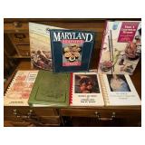 Handwritten recipes in binder, local Snow Hill,