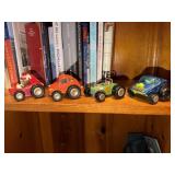 Buddy L Fire Buggy, VW Bug, Roadster and