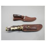 Two Schrade Hunting Knives