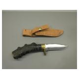 Homemade Horn Handle Hunting Knife