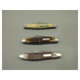 Three Pocket Knives