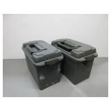 Two Ammo Boxes, Large