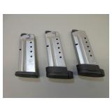 Three S&W M&P Shield 40 Cal Mags