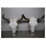 Two Cow Skulls
