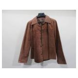 Suede Leather Jacket, L XXL