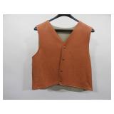 Leather Vest, M/L