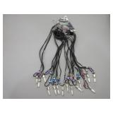 Fourteen Alligator Tooth Necklaces