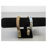 Two CC Magnetic Clasp Bracelets, Sz. S