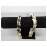 Two CC Magnetic Clasp Bracelets, Sz. S