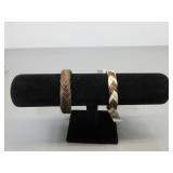 Two CC Magnetic Clasp Bracelets, Sz. ML