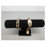 Two CC Magnetic Clasp Bracelets, Sz. L