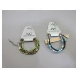 Two CC Beaded Bracelets