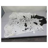 Brown and White Cowhide