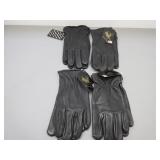 Four Pair Deer Skin Unlined Gloves, Sz. XL Womens