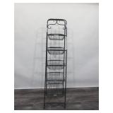 Tiered Wire Basket Display Stand