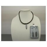 CC Matching Necklace and Earrings