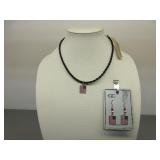 CC Matching Necklace and Earrings