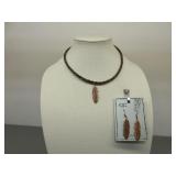 CC Matching Necklace and Earrings