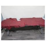 Medium Weight Oxblood Bison Leather Side