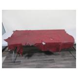 Medium Weight Small Oxblood Bison Whole Hide