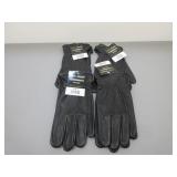 Four Pair Deer Skin Unlined Gloves, Sz. M