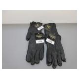 Four Pair Deer Skin Unlined Gloves, Sz. M