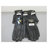 Five Pair Deer Skin Unlined Gloves, Sz. XL