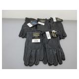 Five Pair Deer Skin Unlined Gloves, Sz. XXL