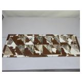 Patchwork Cowhide Runner