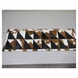 Patchwork Cowhide Runner
