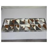 Patchwork Cowhide Runner