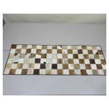 Patchwork Cowhide Runner