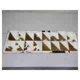 Patchwork Cowhide Runner