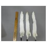 Three Ermine Pelts