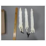 Three Ermine Pelts