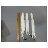 Three Ermine Pelts