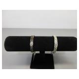 Two CC Horsehair Adjustable Bracelets