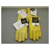 Four Pair Elk Skin Lined Gloves, Sz. S