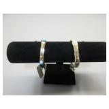 Two CC Horsehair Adjustable Bracelets