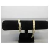 Two CC Horsehair Adjustable Bracelets