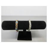 Two CC Horsehair Adjustable Bracelets