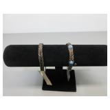 Two CC Horsehair Adjustable Bracelets