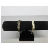 Two CC Horsehair Adjustable Bracelets