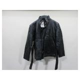 Belted Leather Jacket, Ladies S