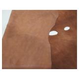 Medium Weight  Tobacco Whole Leather Hide
