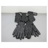 Five Pair Deer Skin Lined Gloves, Sz. S Womens